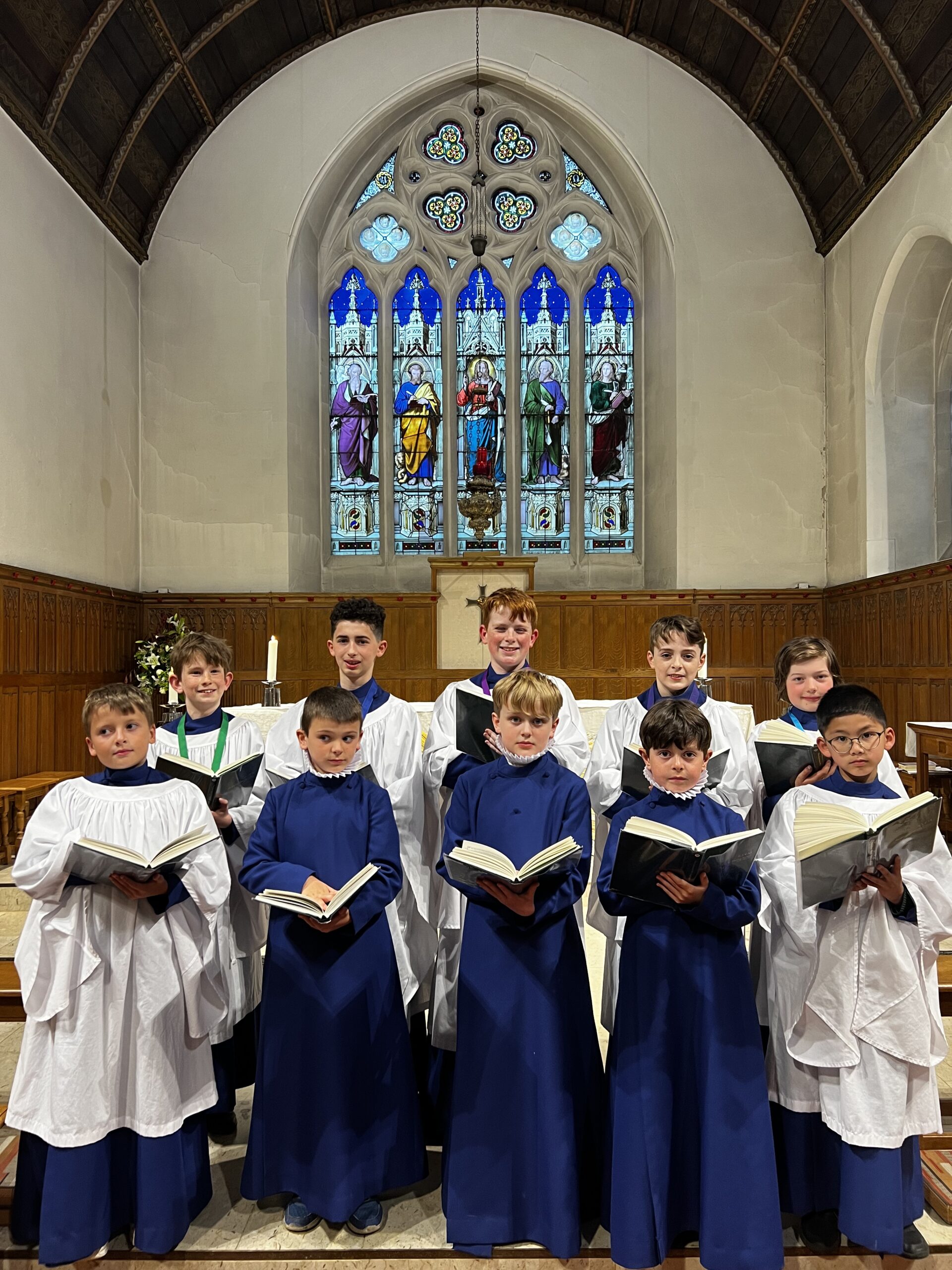 St Nicholas' boys' choir.