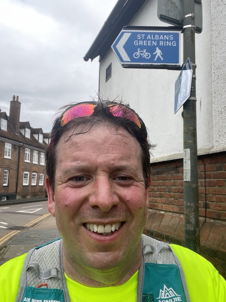 Triathlete Alex Davis has reached St Albans.