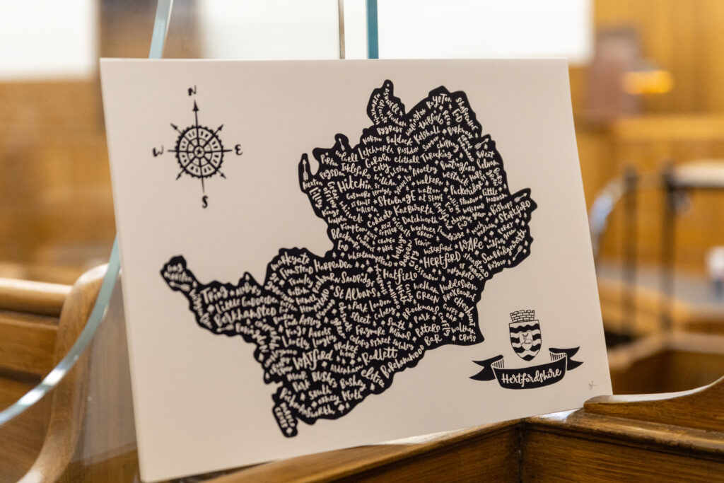 One of Jen Roffe's prints. Photo: Toby Shepheard.