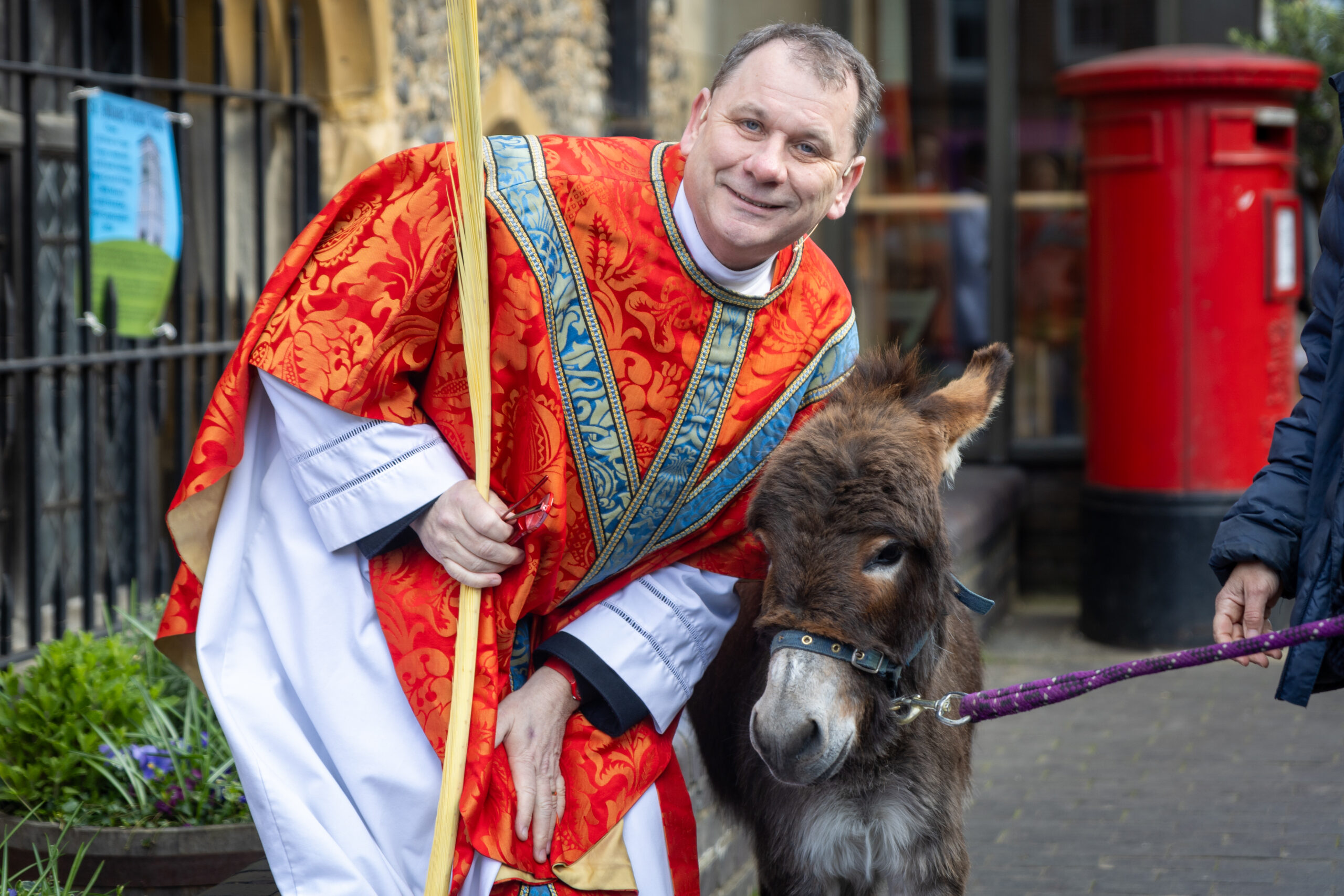 Palm Sunday at St Albans Cathedral. Photo: Toby Shepheard
