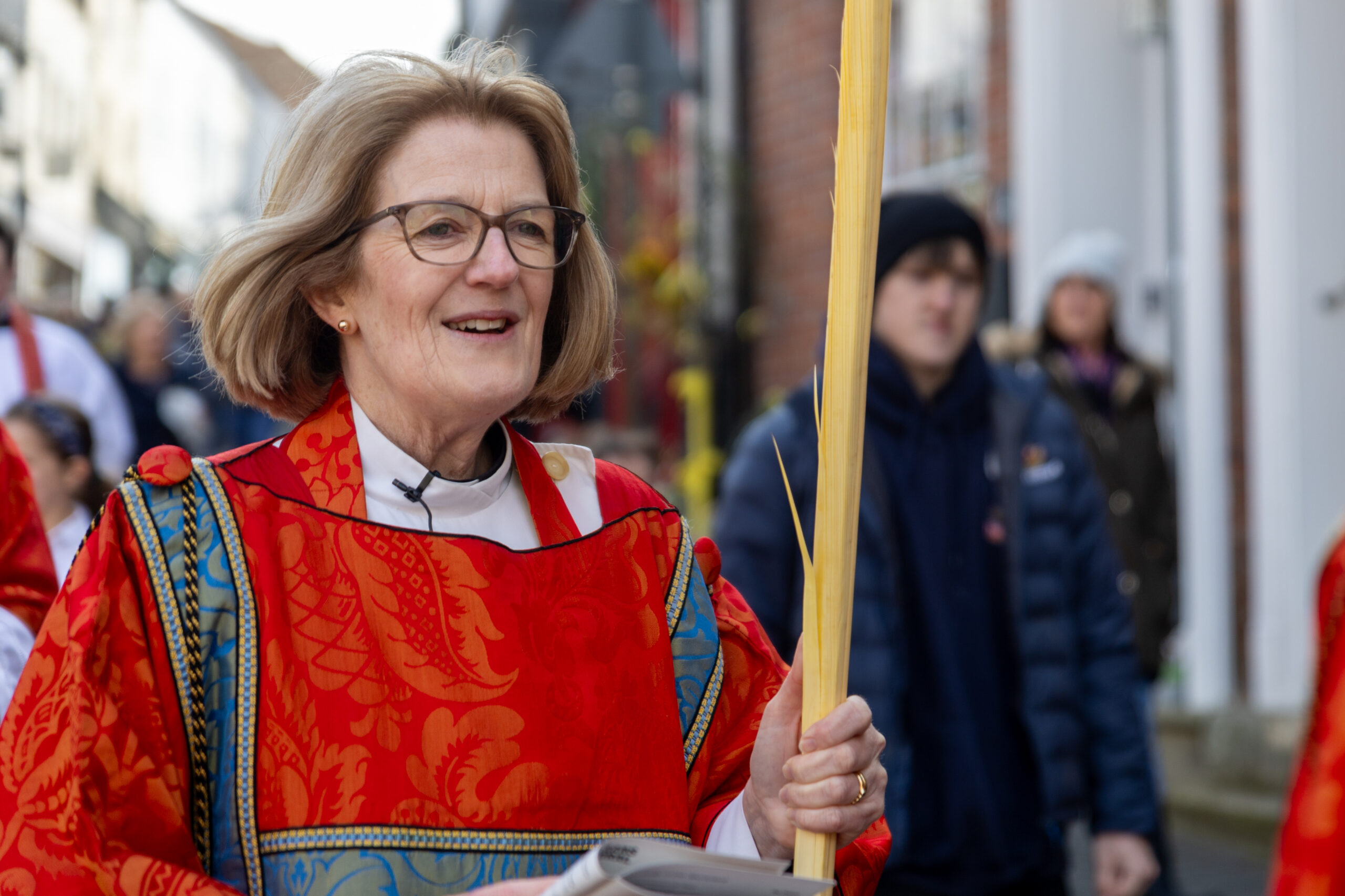 Palm Sunday at St Albans Cathedral. Photo: Toby Shepheard