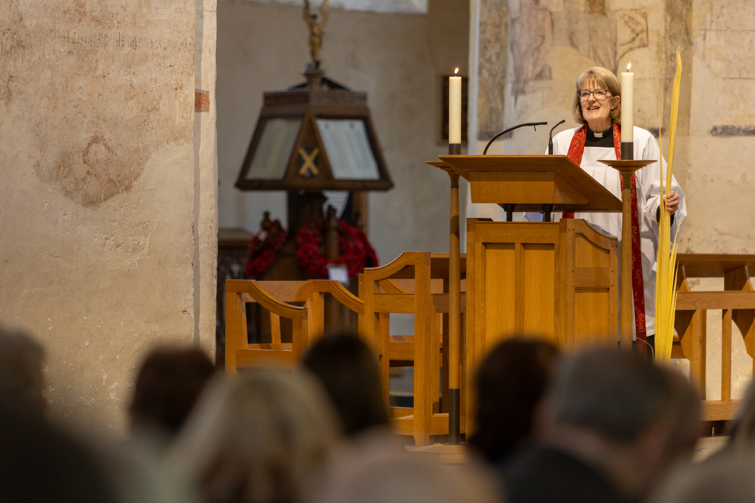 Palm Sunday at St Albans Cathedral. Photo: Toby Shepheard