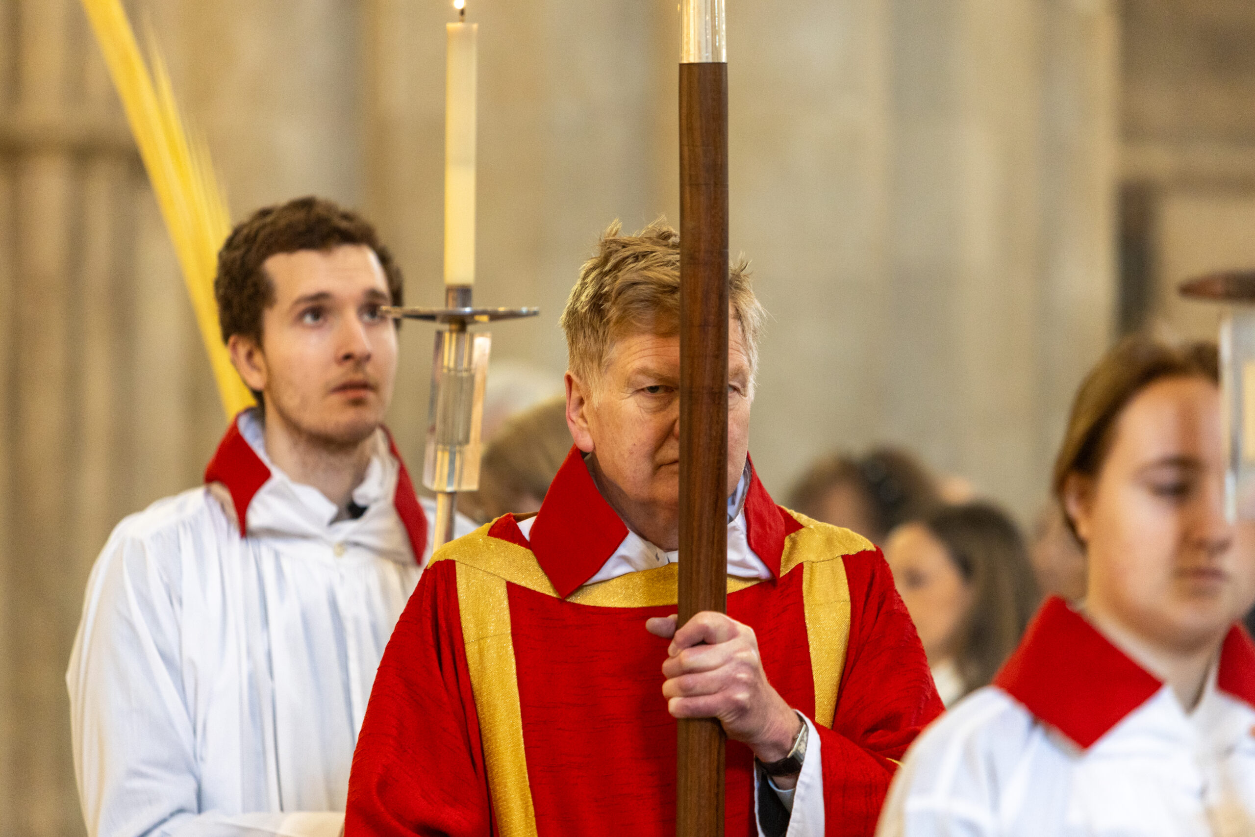 Palm Sunday at St Albans Cathedral. Photo: Toby Shepheard