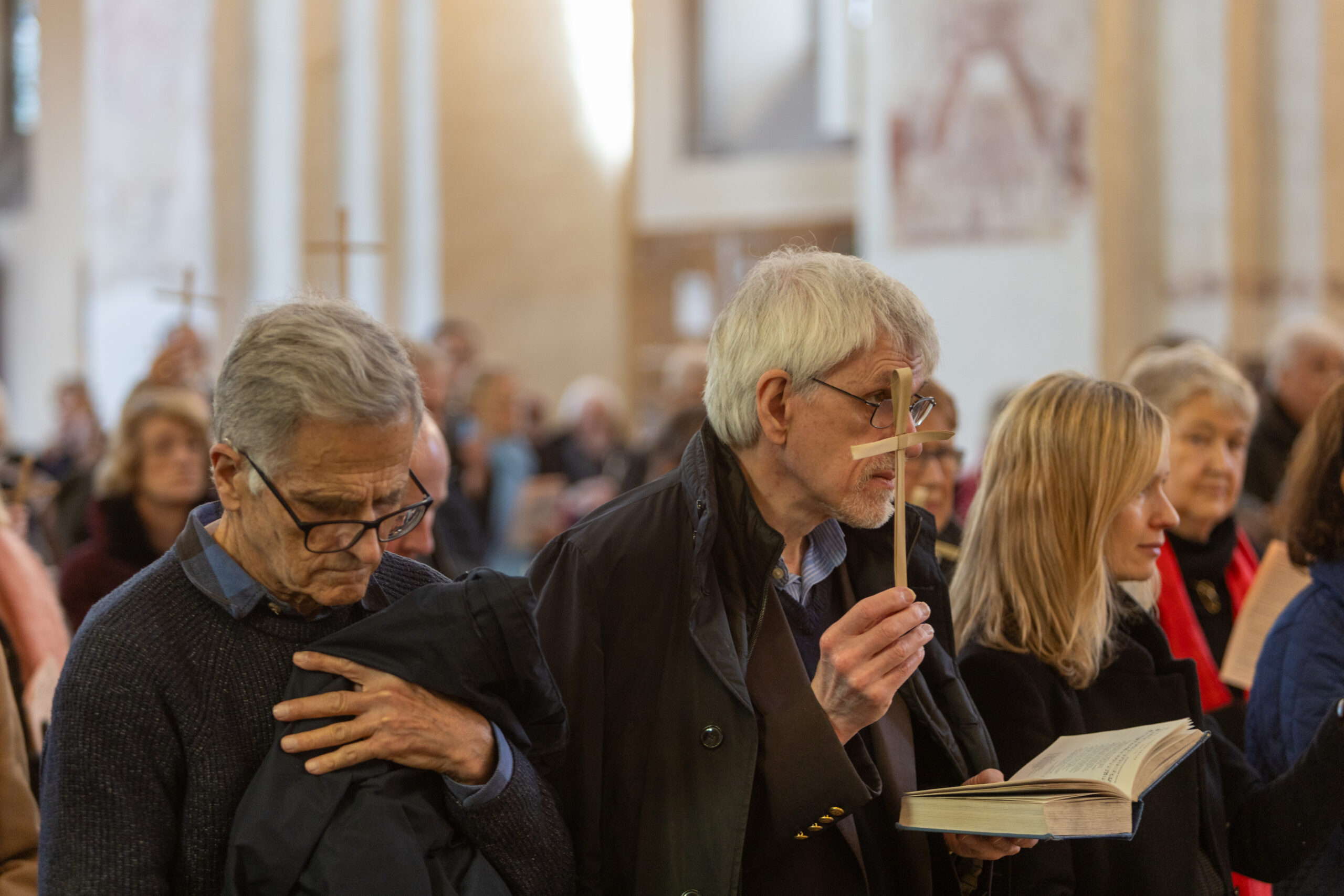 Palm Sunday at St Albans Cathedral. Photo: Toby Shepheard