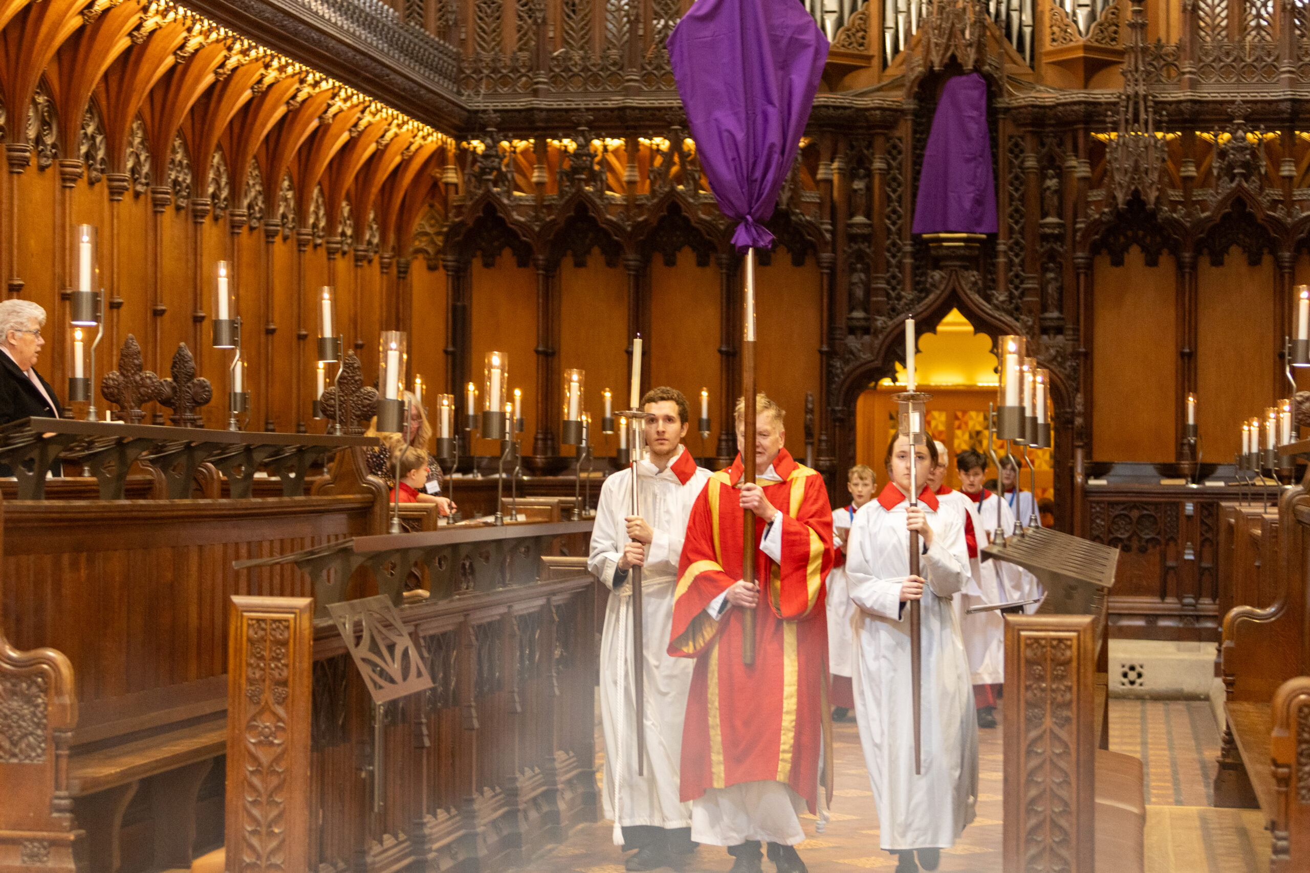 Palm Sunday at St Albans Cathedral. Photo: Toby Shepheard