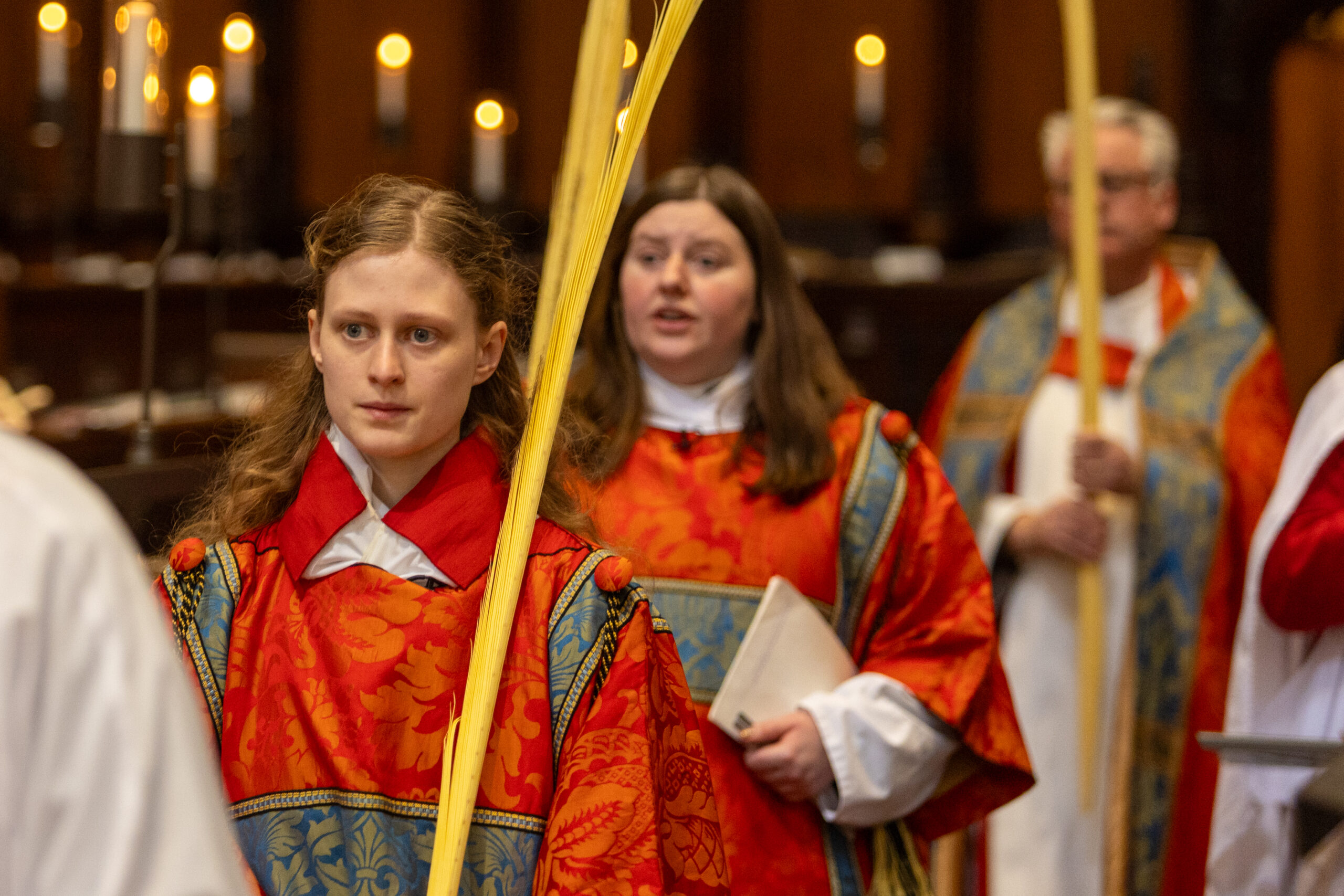 Palm Sunday at St Albans Cathedral. Photo: Toby Shepheard