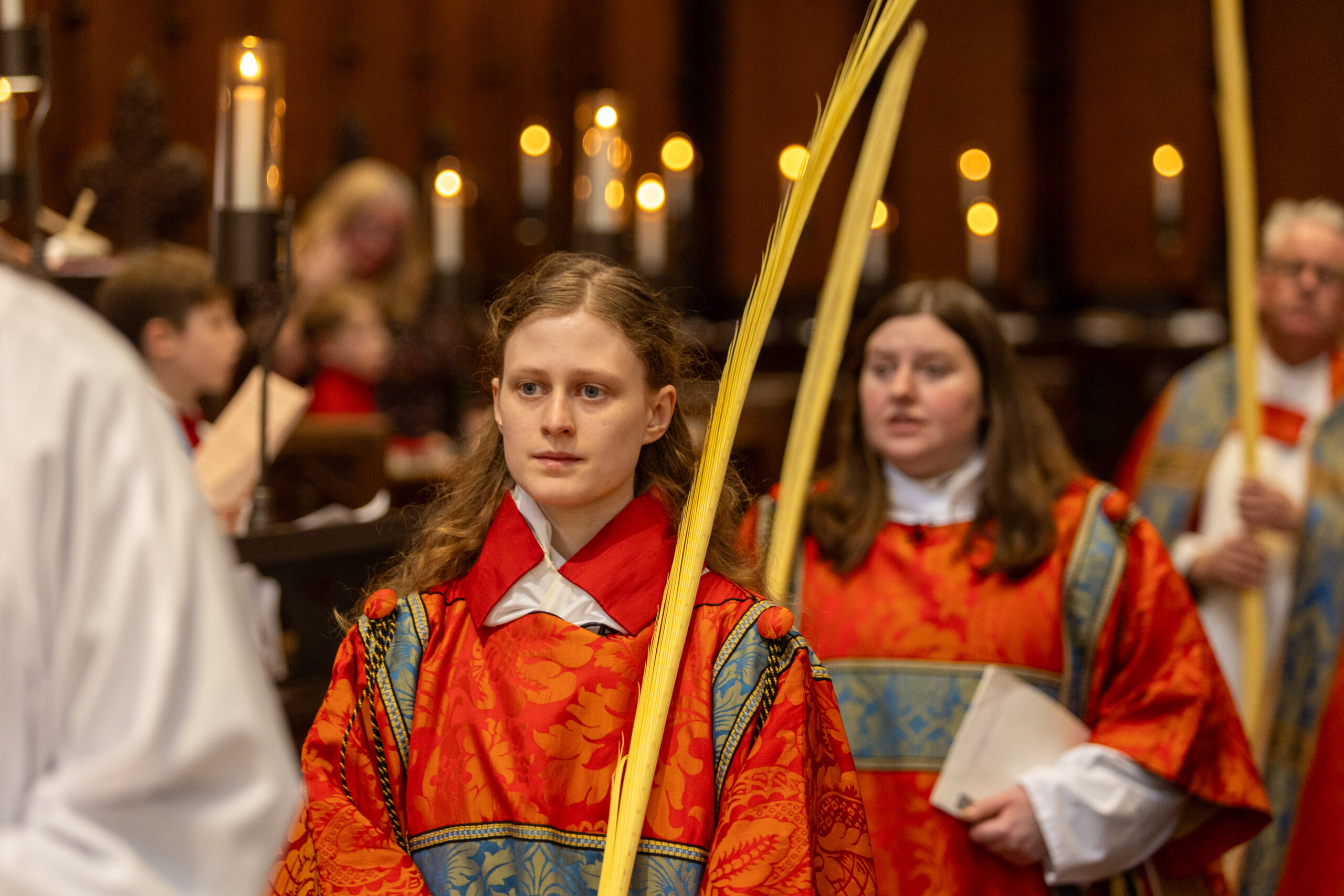 Palm Sunday at St Albans Cathedral. Photo: Toby Shepheard
