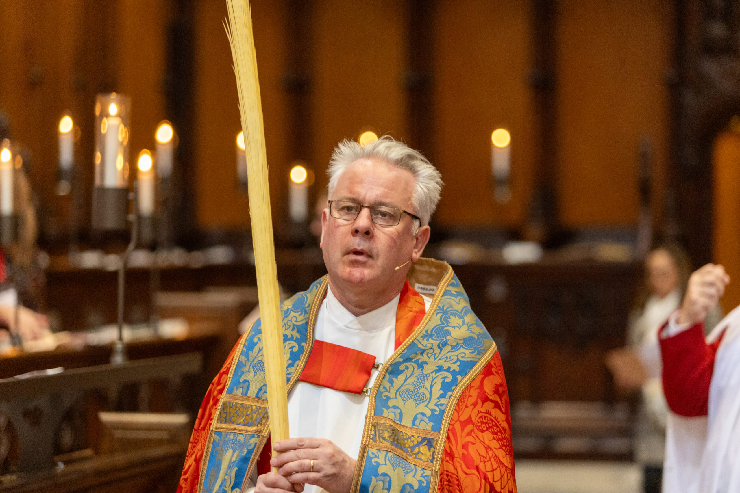 Palm Sunday at St Albans Cathedral. Photo: Toby Shepheard
