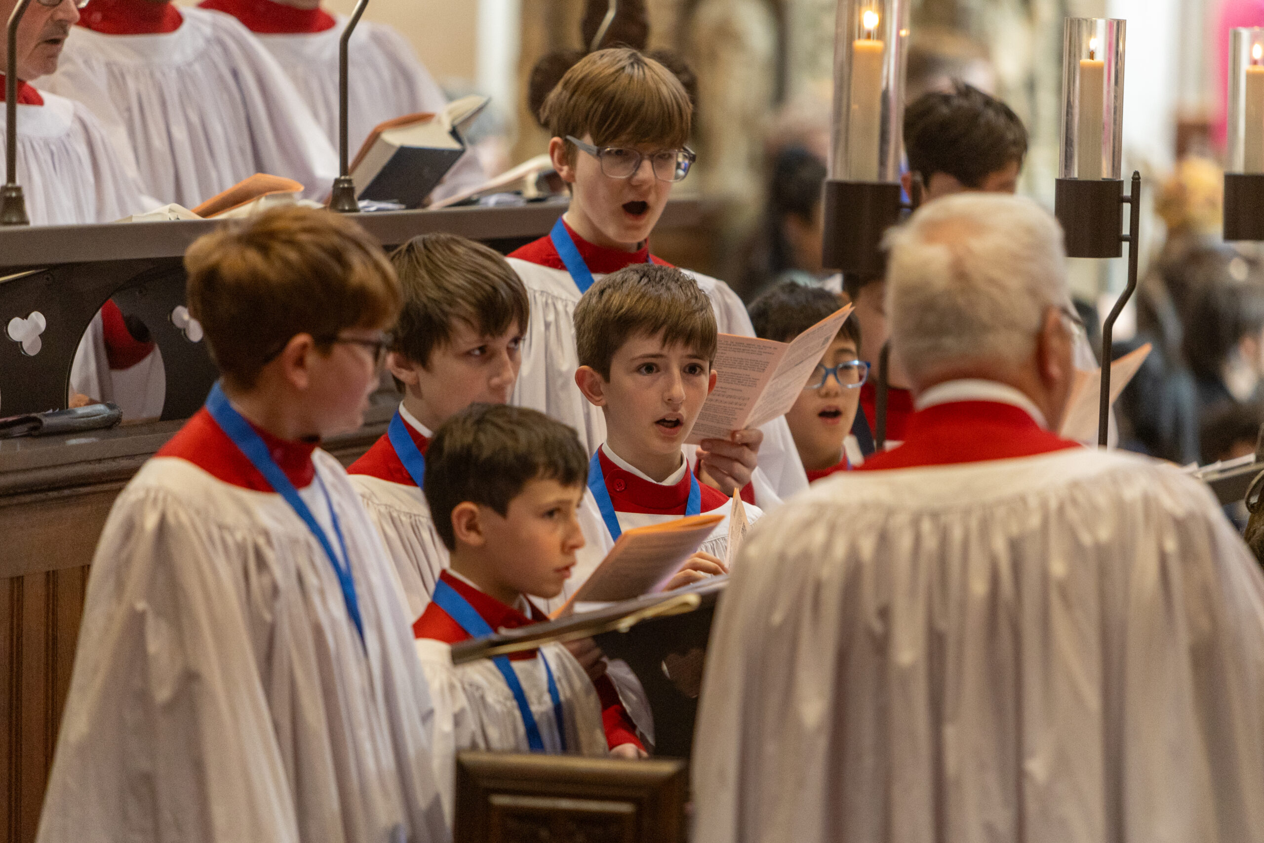 Palm Sunday at St Albans Cathedral. Photo: Toby Shepheard