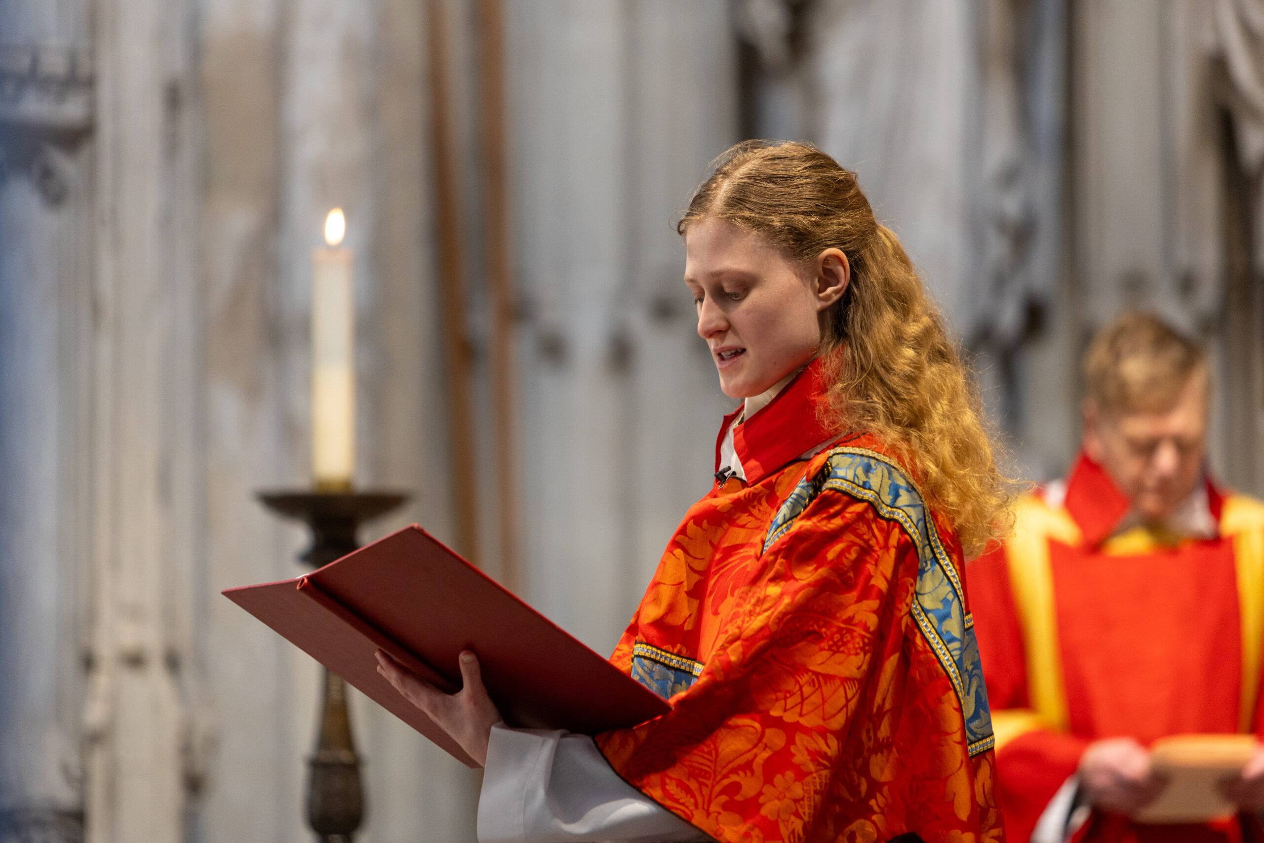 Palm Sunday at St Albans Cathedral. Photo: Toby Shepheard
