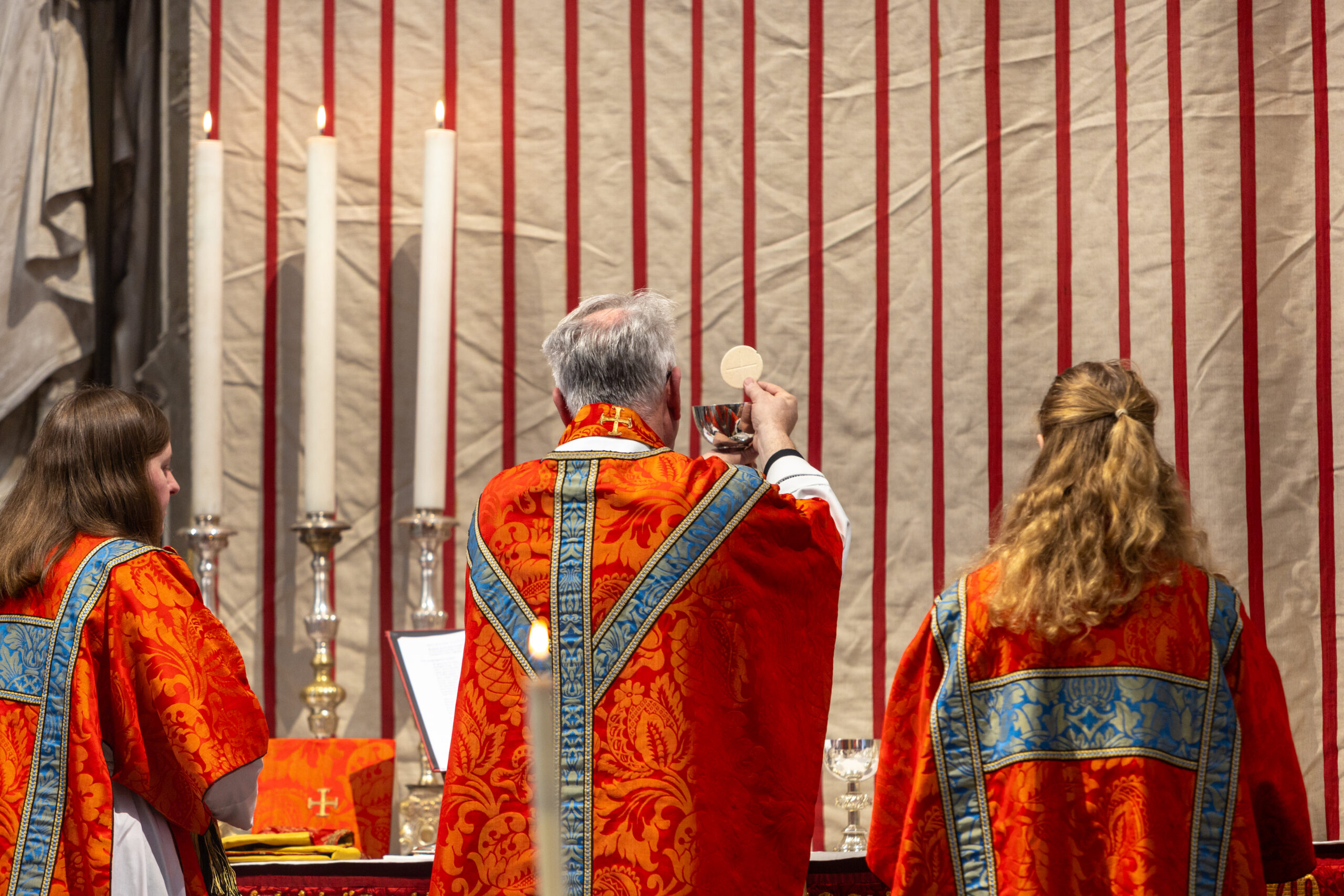 Palm Sunday at St Albans Cathedral. Photo: Toby Shepheard