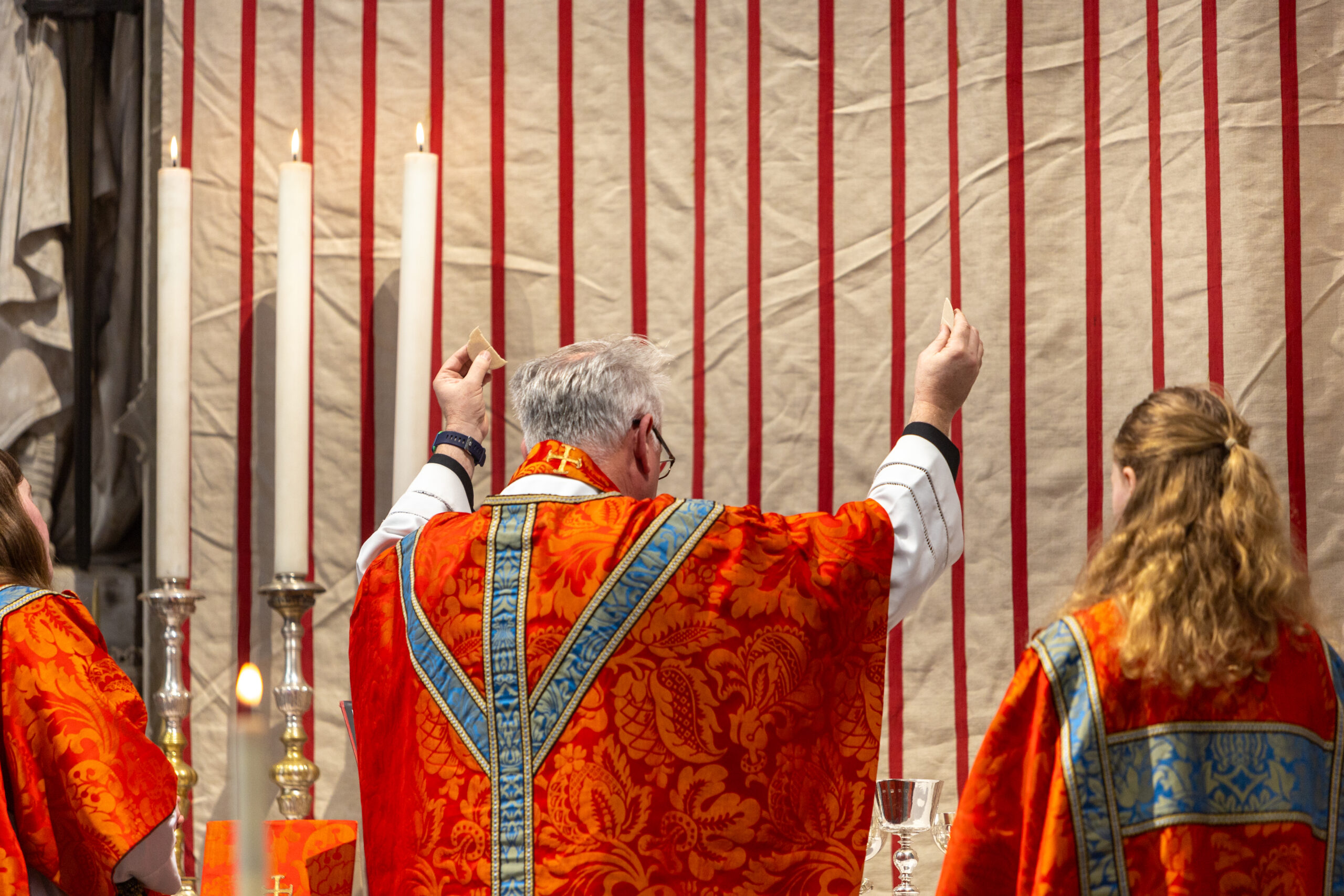 Palm Sunday at St Albans Cathedral. Photo: Toby Shepheard