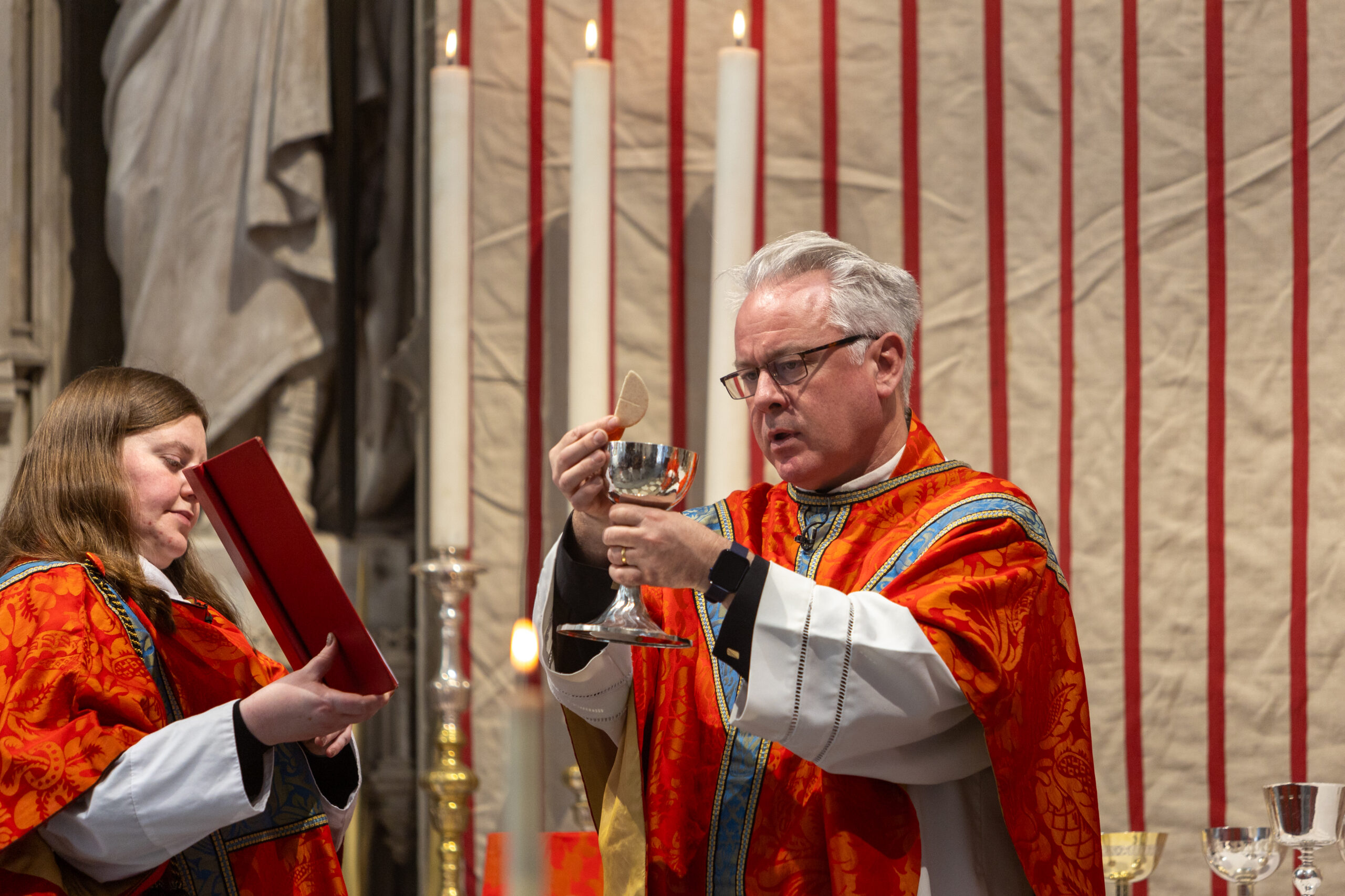 Palm Sunday at St Albans Cathedral. Photo: Toby Shepheard