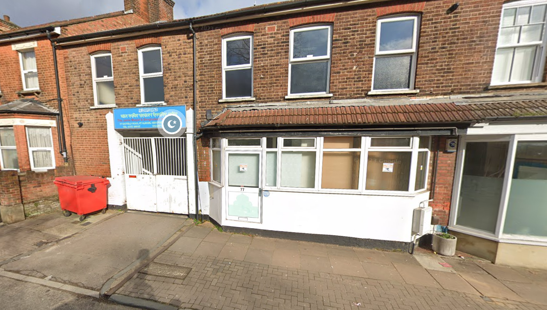 The Jamie Masjid and Bangladeshi Mosque in Hatfield Road. Photo: Google