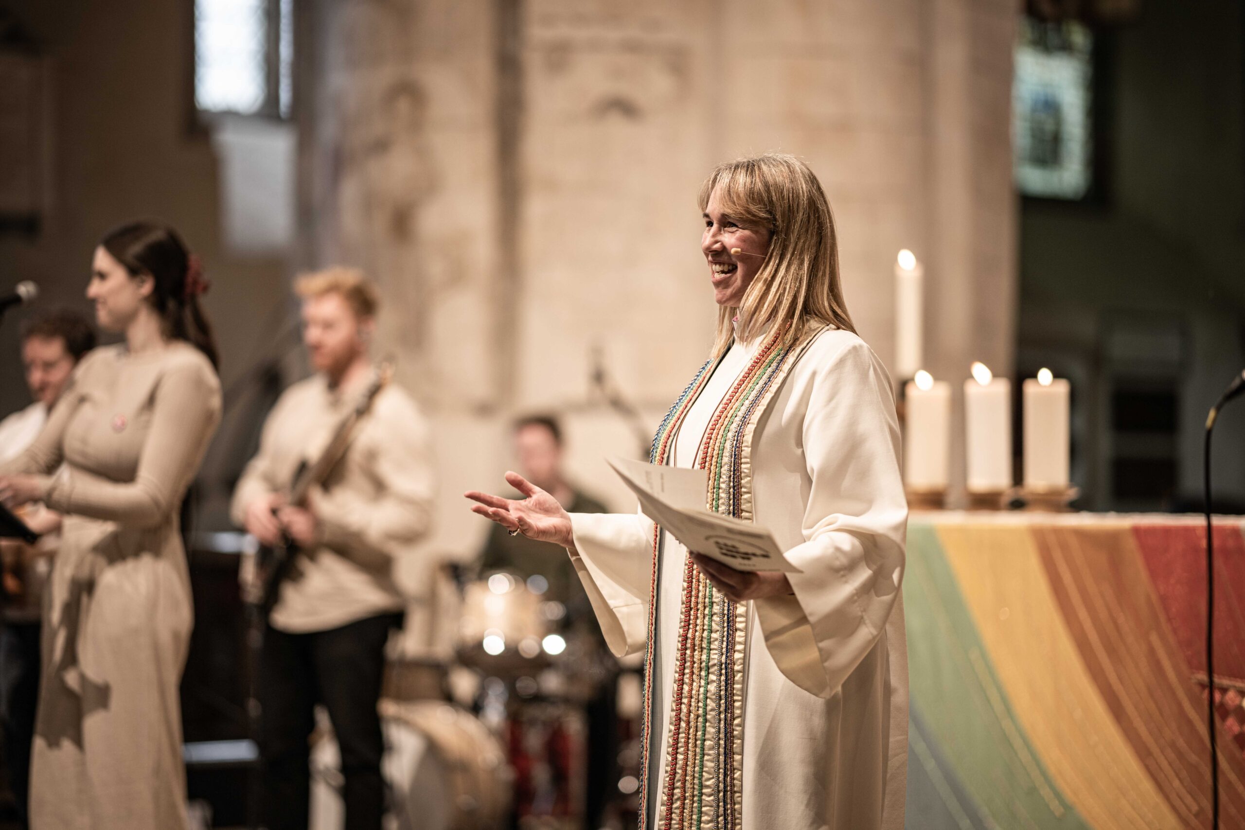 Easter Monday pilgrimage and service. Photo: Gregory Owain.