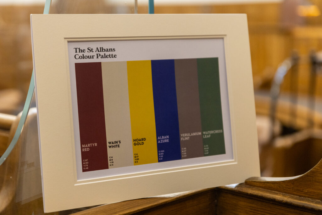 A St Albans colour palette. Photo: Toby Shepheard