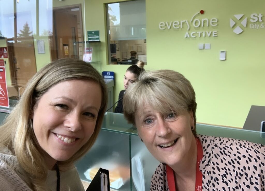 Stacey Turner and Lesley Garner