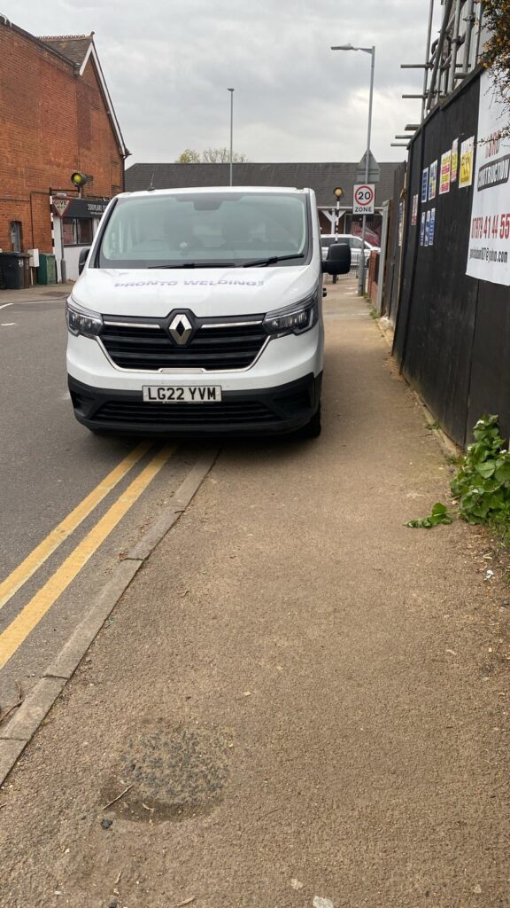 Dangerous parking outside Fleetville Infant and Nursery School