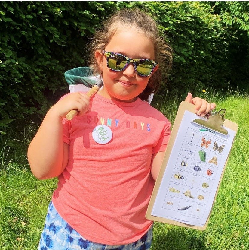 Lee Wood and his daughter took part in 30 Days Wild in 2023.