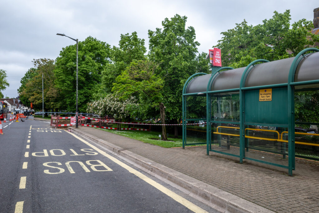 The aftermath of the gas leak in Harpenden. Photo: Steve Collins