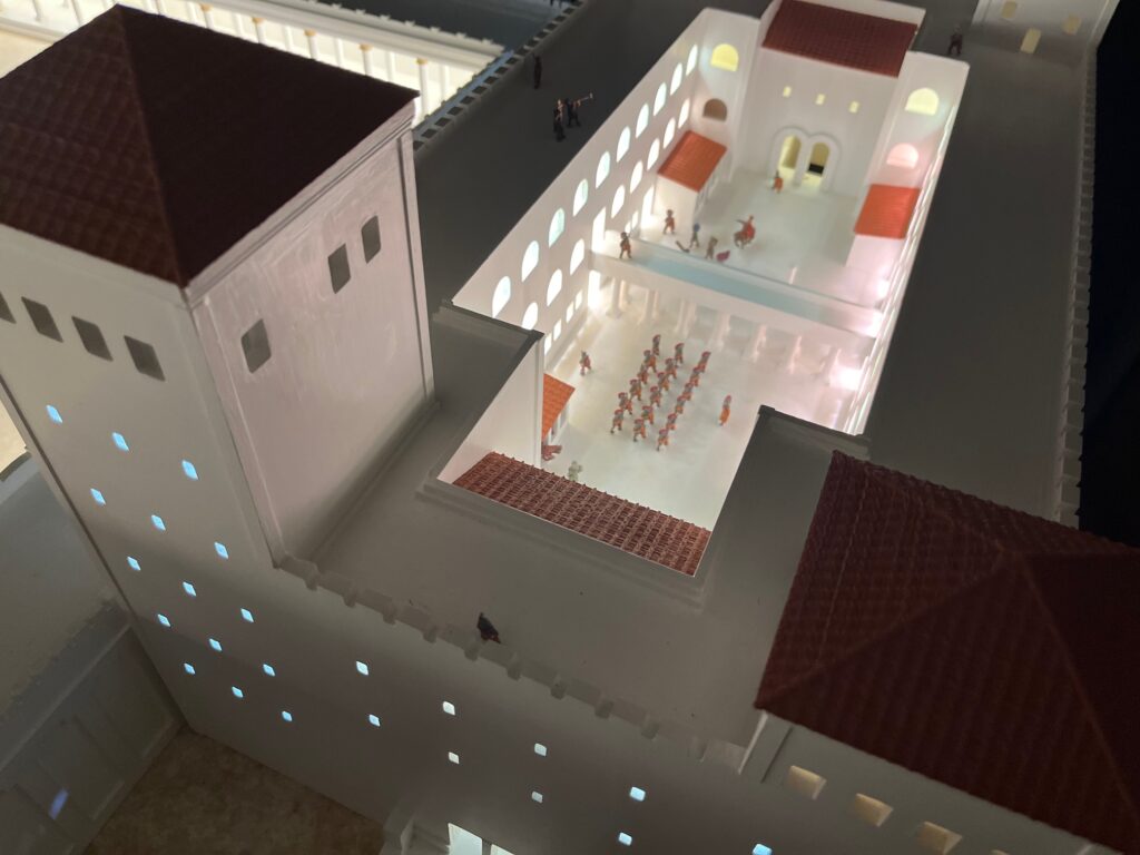 The model of Herod's Temple at The Jerusalem Experience.