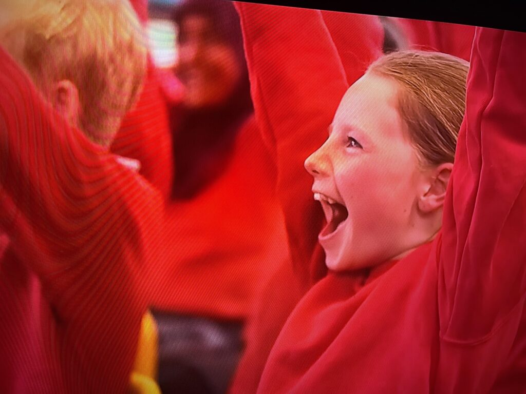 Garden Fields pupils appeared with Mike Woodhams ahead of his BGT semi-final appearance.