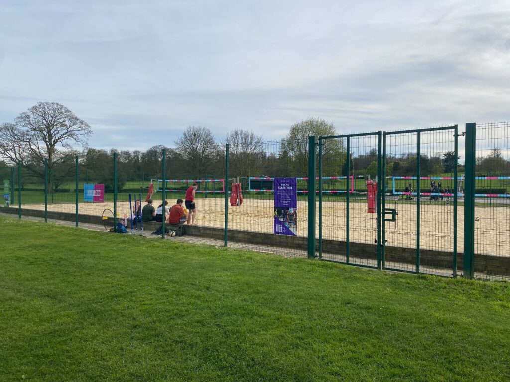 A former England volleyball player is taking over the running of the courts in Verulamium Park.