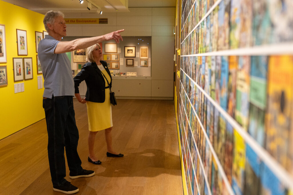The Wonderful World of the Ladybird Artists launch at St Albans Museum + Gallery. Photo: Toby Shepheard.