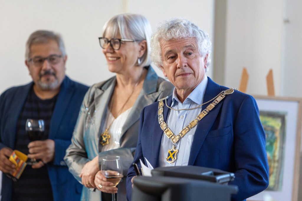 The Wonderful World of the Ladybird Artists launch at St Albans Museum + Gallery. Photo: Toby Shepheard.