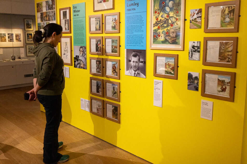 The Wonderful World of the Ladybird Artists launch at St Albans Museum + Gallery. Photo: Toby Shepheard.