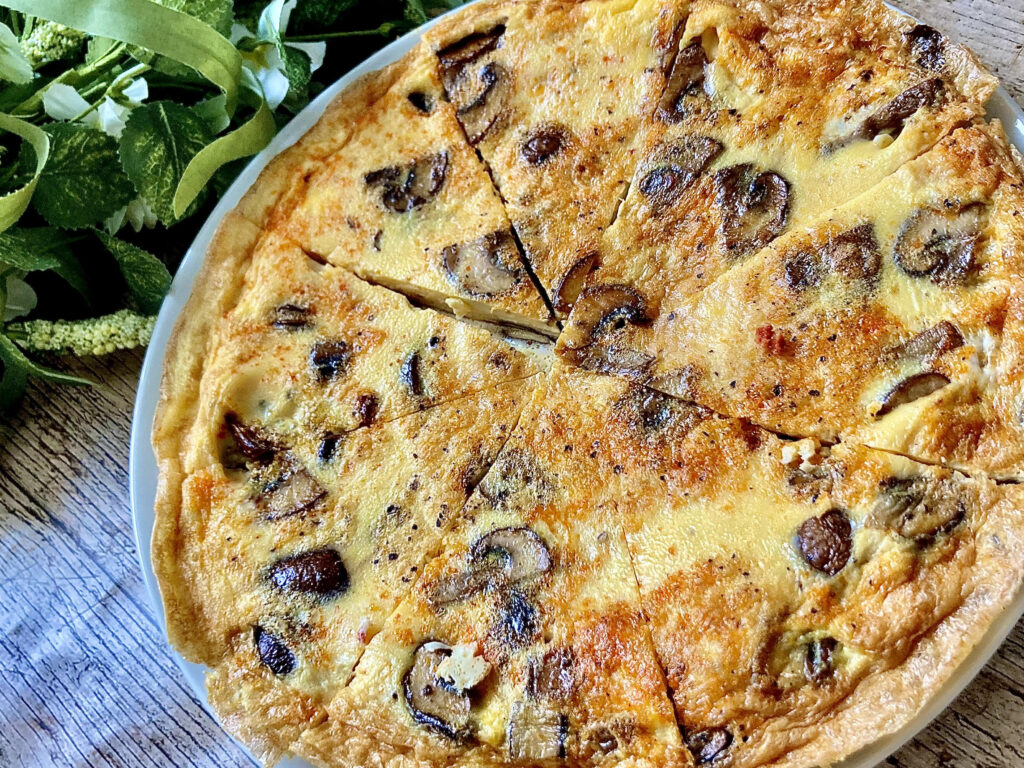 Mushroom omelette