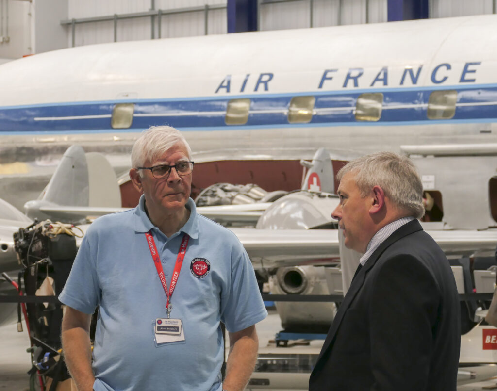 The 50th anniversary celebrations of the de Havilland Museum's supporters' society. Photo: Peter Warner