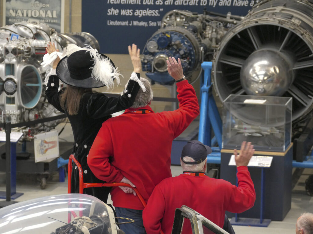 The 50th anniversary celebrations of the de Havilland Museum's supporters' society. Photo: Peter Warner