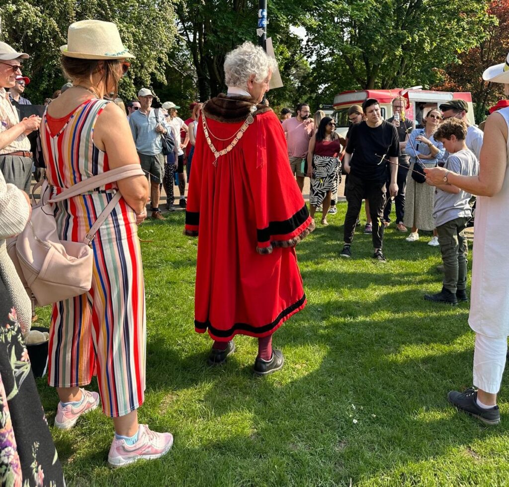 The Beating the Bounds ceremony in St Albans.
