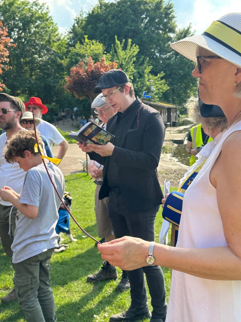 The Beating the Bounds ceremony in St Albans.