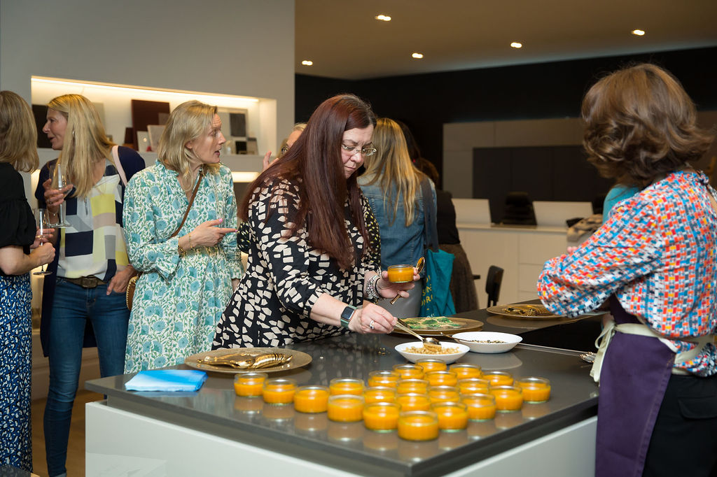 St Albans Community Pantry's Surplus Supper Club at Poggenpohl featured Danielle Durant of The Cobbled Kitchen. Photo: Claire Lane