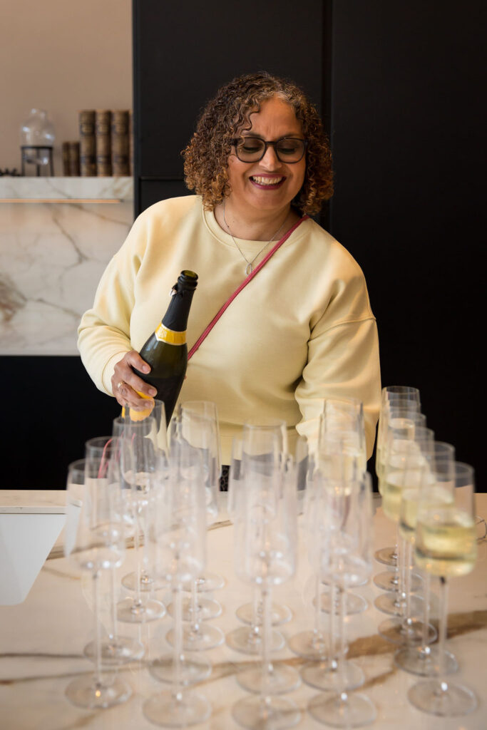 St Albans Community Pantry's Surplus Supper Club at Poggenpohl featured Danielle Durant of The Cobbled Kitchen. Photo: Claire Lane