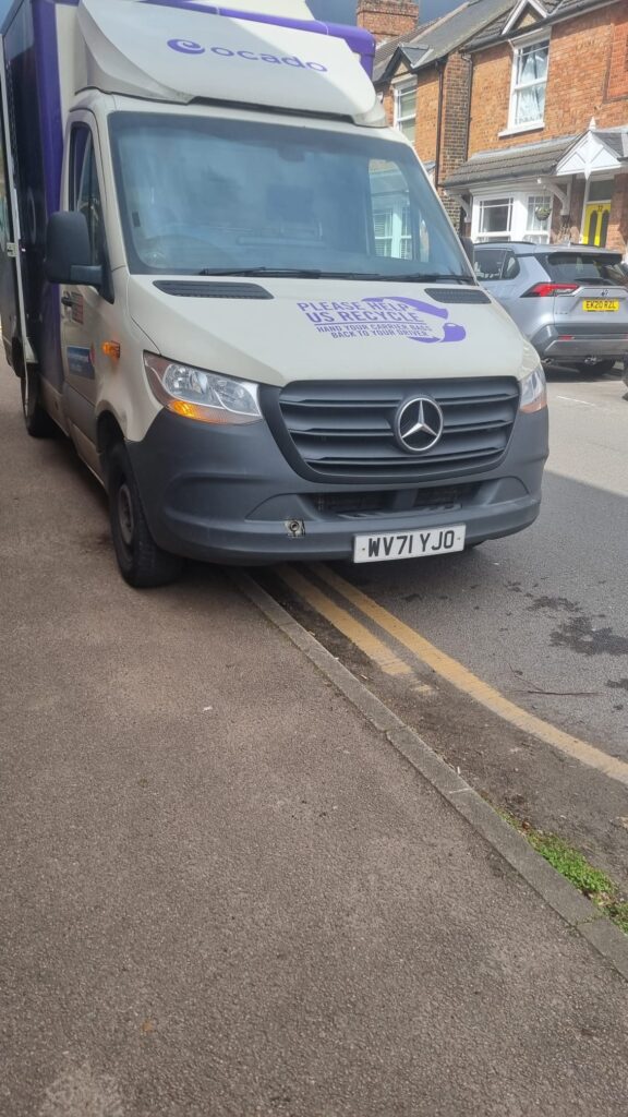 Dangerous parking outside Fleetville Infant and Nursery School