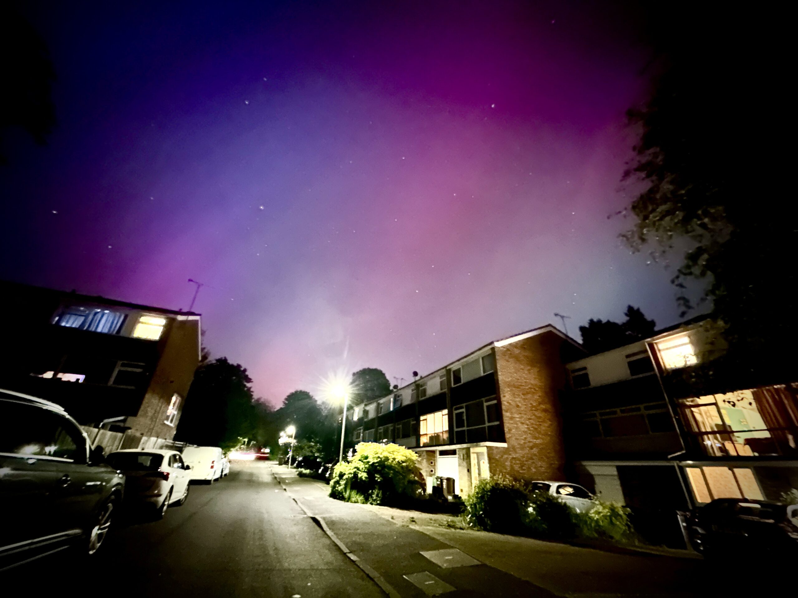 The Northern Lights over Fleetville. Photo: Carol Morton