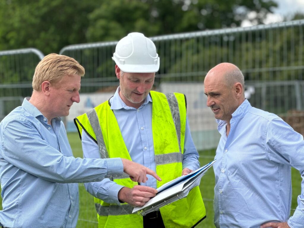 Oliver Dowden visited Nigel Gardner in Wheathampstead.