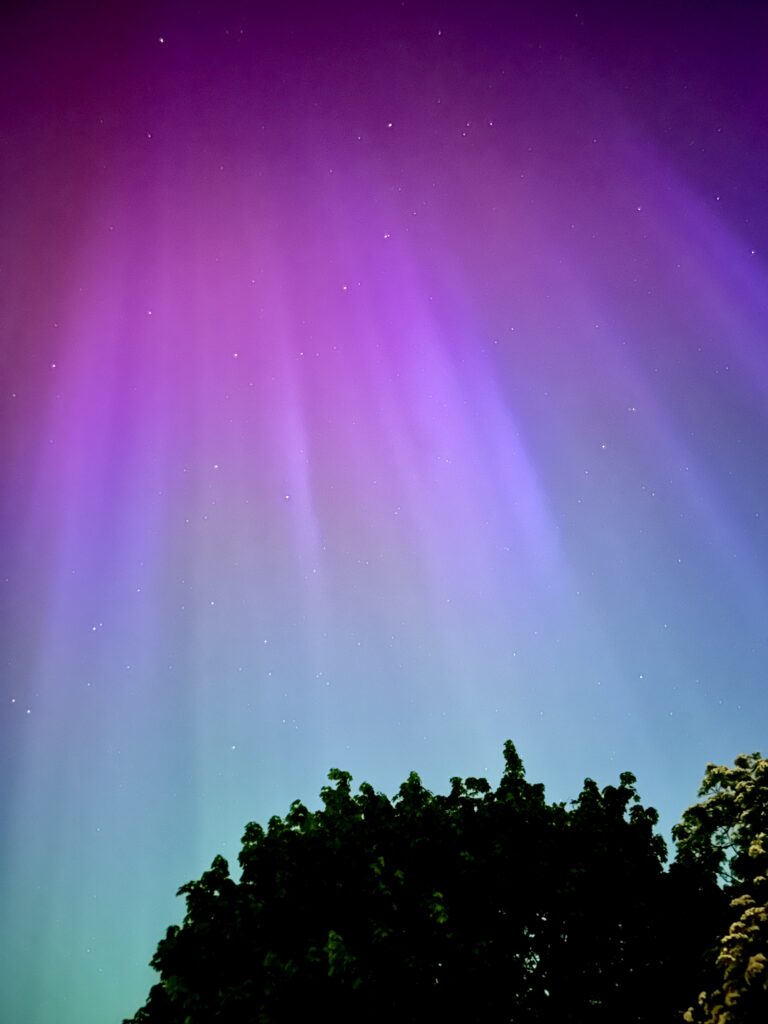 The Northern Lights over Fleetville. Photo: Carol Morton