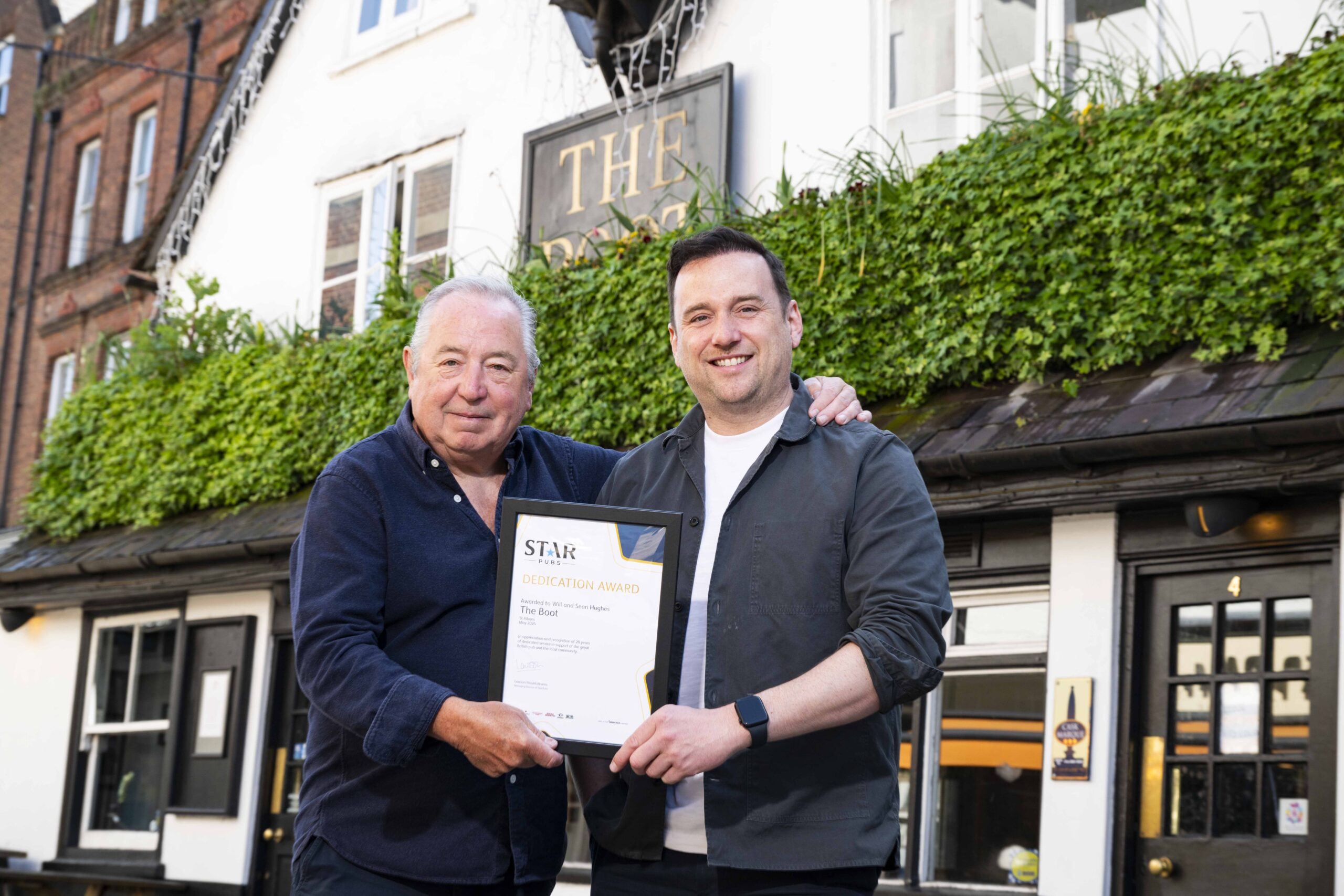 Will and Sean Hughes have been running The Boot for 20 years.