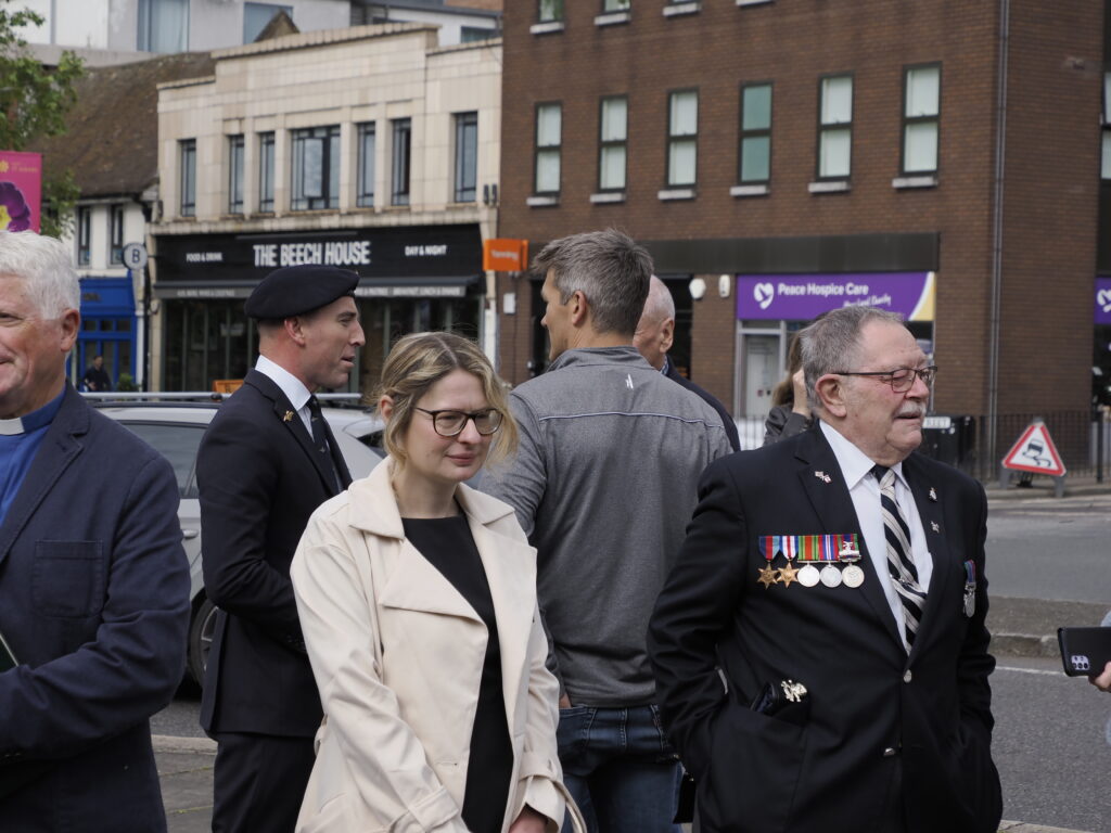 Commemorations for the 80th anniversary of D-Day in St Albans. Photo: John Andrews