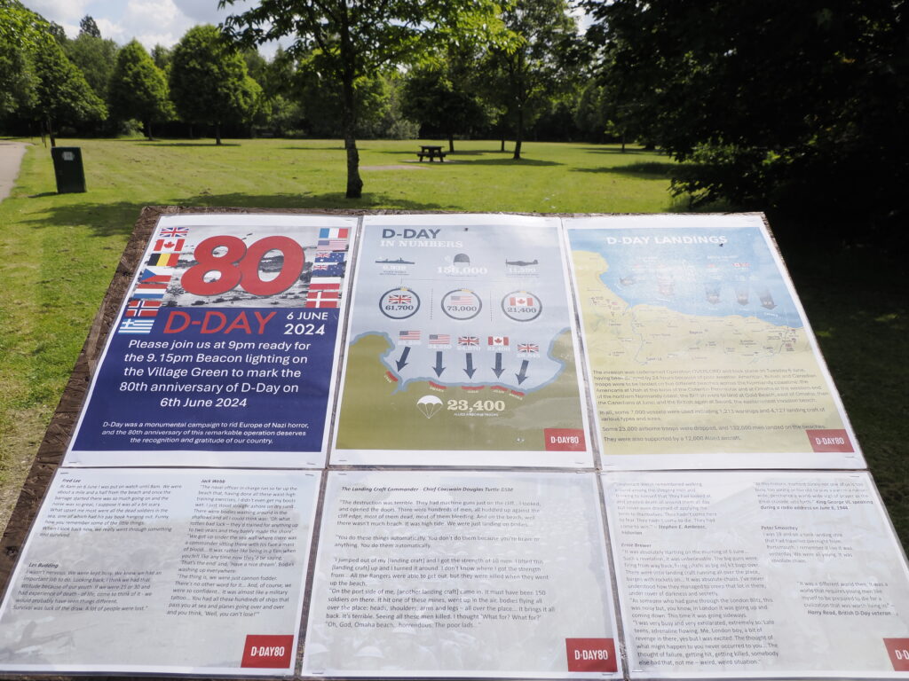 Commemorations for the 80th anniversary of D-Day in St Albans. Photo: John Andrews