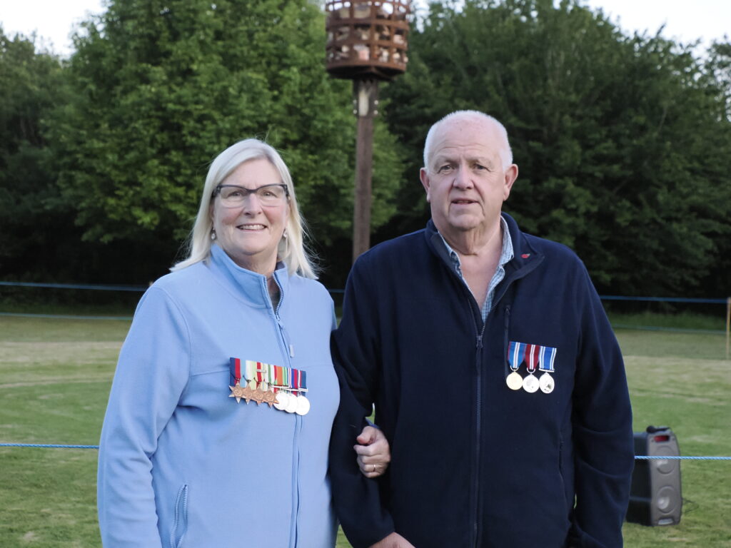 Commemorations for the 80th anniversary of D-Day in Highfield Park. Photo: John Andrews