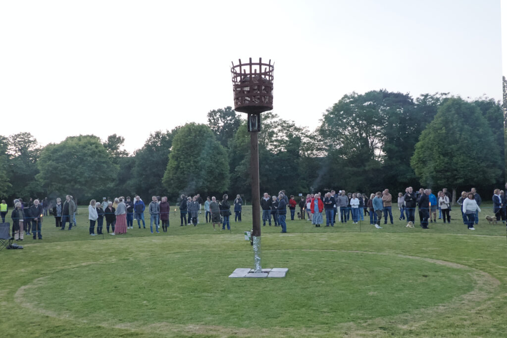 Commemorations for the 80th anniversary of D-Day in Highfield Park. Photo: John Andrews