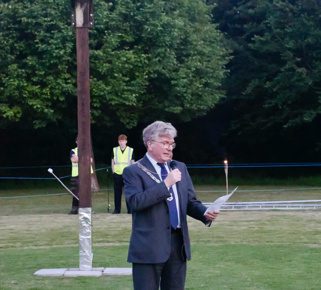 Commemorations for the 80th anniversary of D-Day in Highfield Park. Photo: John Andrews