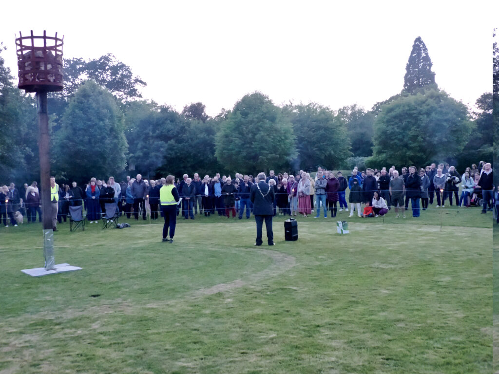 Commemorations for the 80th anniversary of D-Day in Highfield Park. Photo: John Andrews