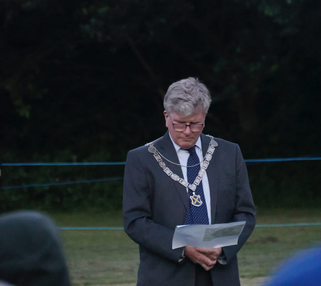 Commemorations for the 80th anniversary of D-Day in Highfield Park. Photo: John Andrews