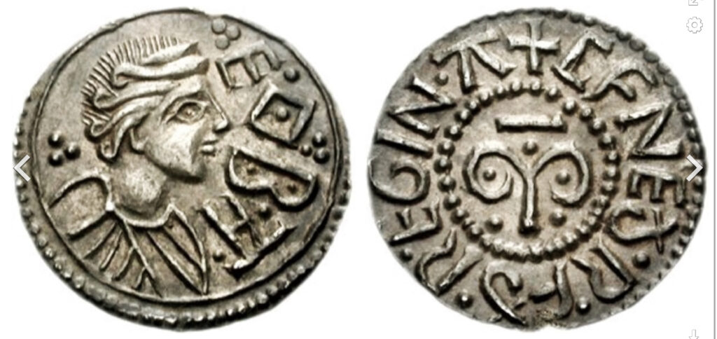 Coin of Cynethryth Photo: Classical Numismatic Group www.cngcoins.com